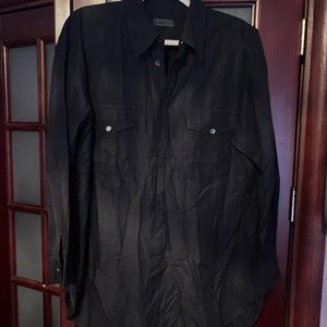 ICEBERG Black Button Down Shirt